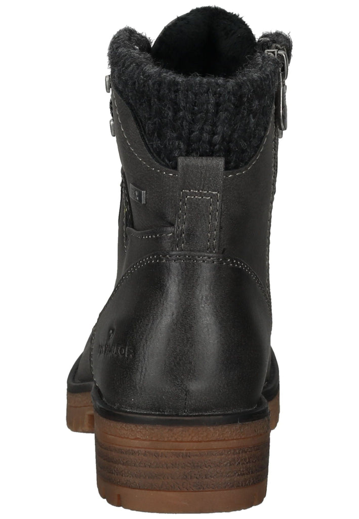 Tom Tailor Stiefelette PU Coal Warmfutter