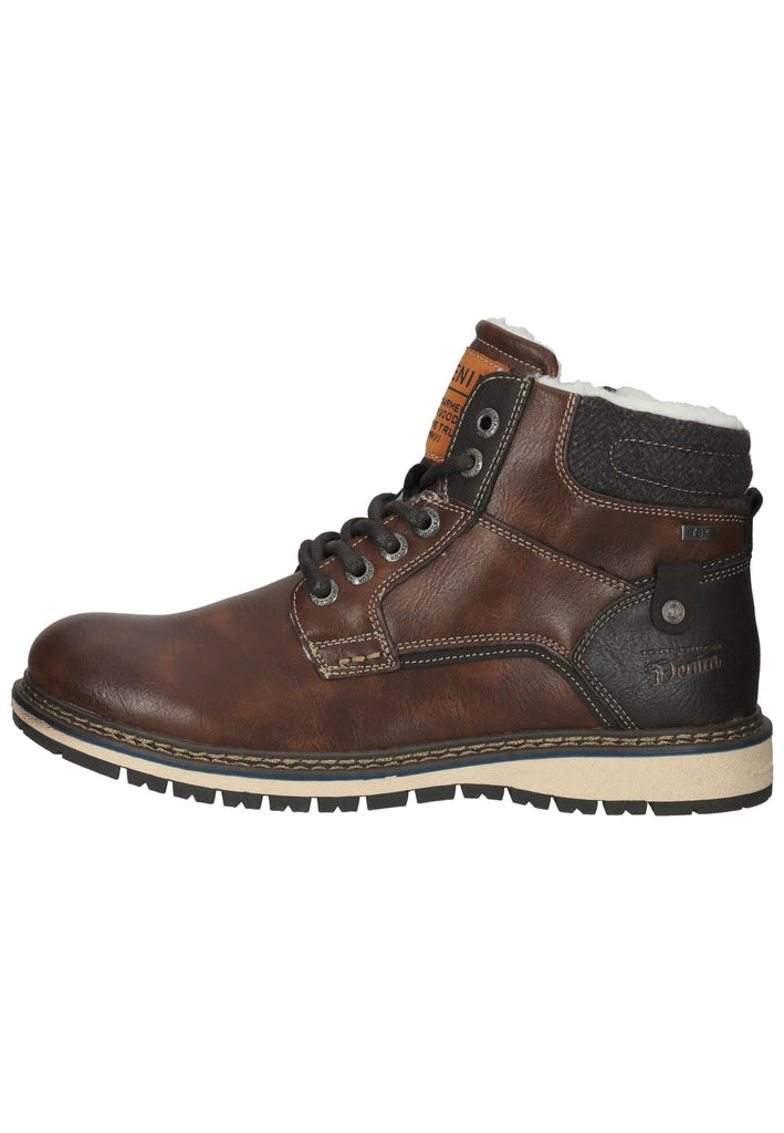Stiefeletten Tom Tailor Stiefelette PU Cognac