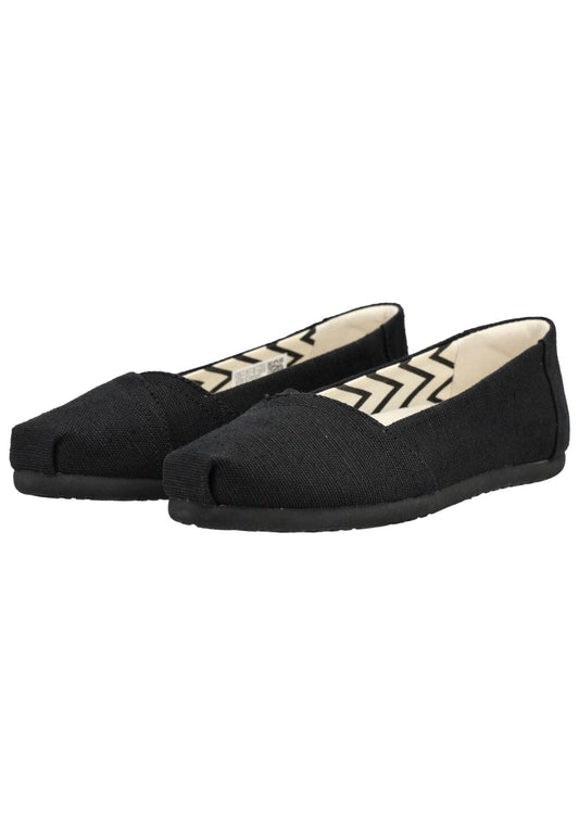 TOMS Ballerinas Textil Schwarz