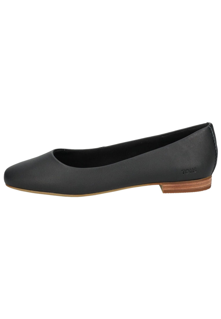 Ballerinas TOMS Ballerinas Leder Schwarz