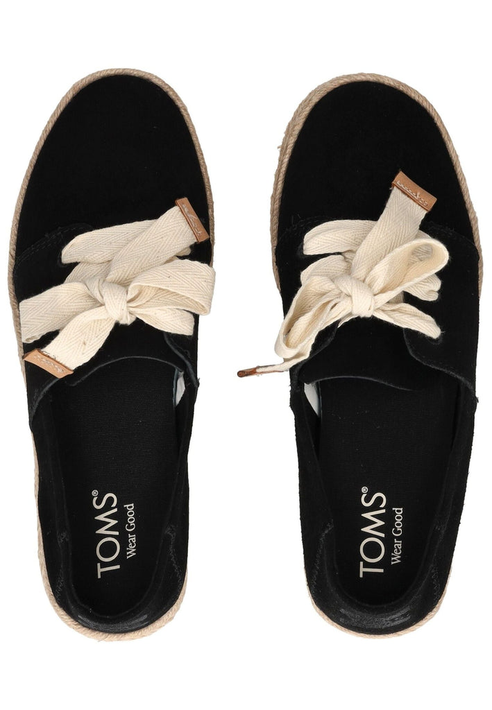 TOMS Halbschuhe Leder Schwarz