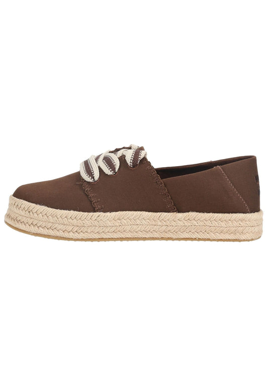 TOMS Halbschuhe Textil Dunkelbraun