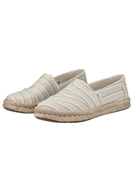 TOMS Halbschuhe Textil Natural