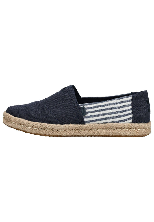 TOMS Halbschuhe Textil Navy/Weiß
