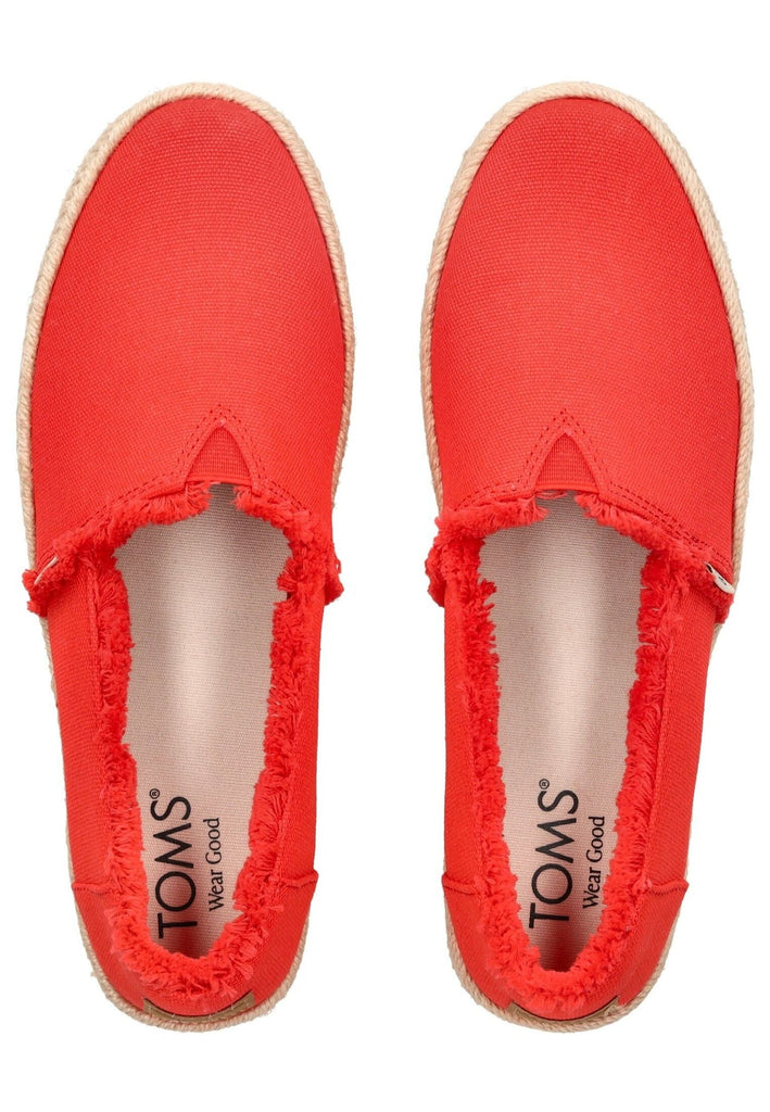 TOMS Halbschuhe Textil Rot