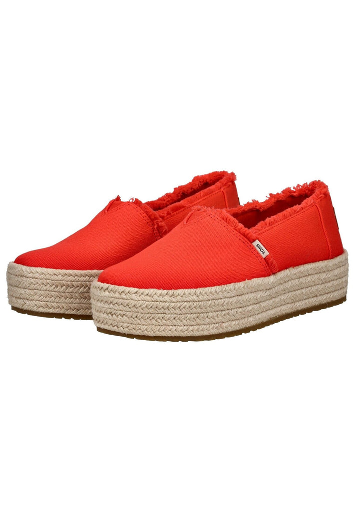 TOMS Halbschuhe Textil Rot