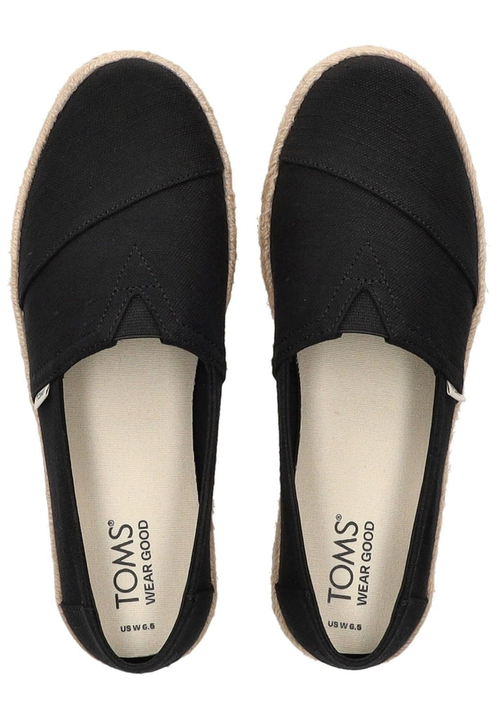 TOMS Halbschuhe Textil Schwarz