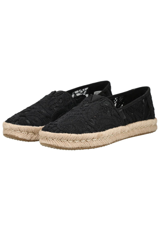 TOMS Halbschuhe Textil Schwarz