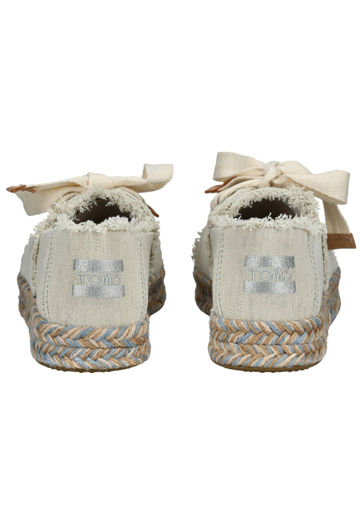 TOMS Halbschuhe Textil Weiß/Beige