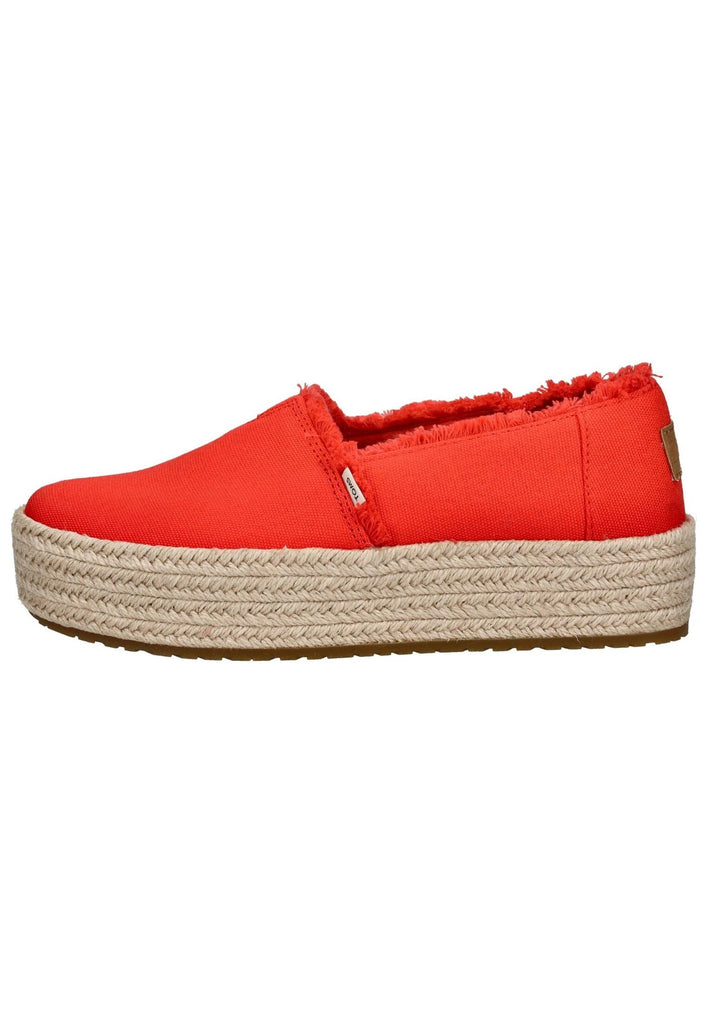 Halbschuhe TOMS Halbschuhe Textil Rot