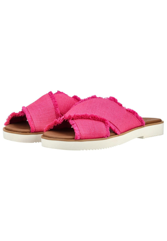 TOMS Pantoletten Textil Pink