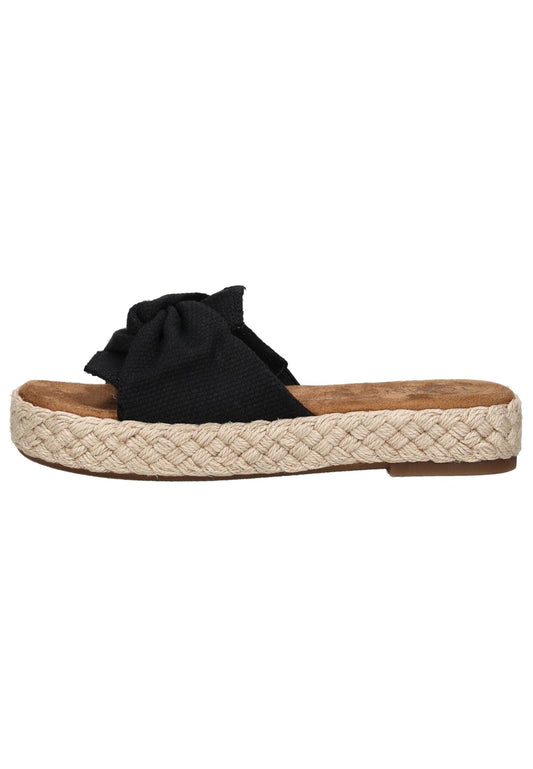 TOMS Pantoletten Textil Schwarz