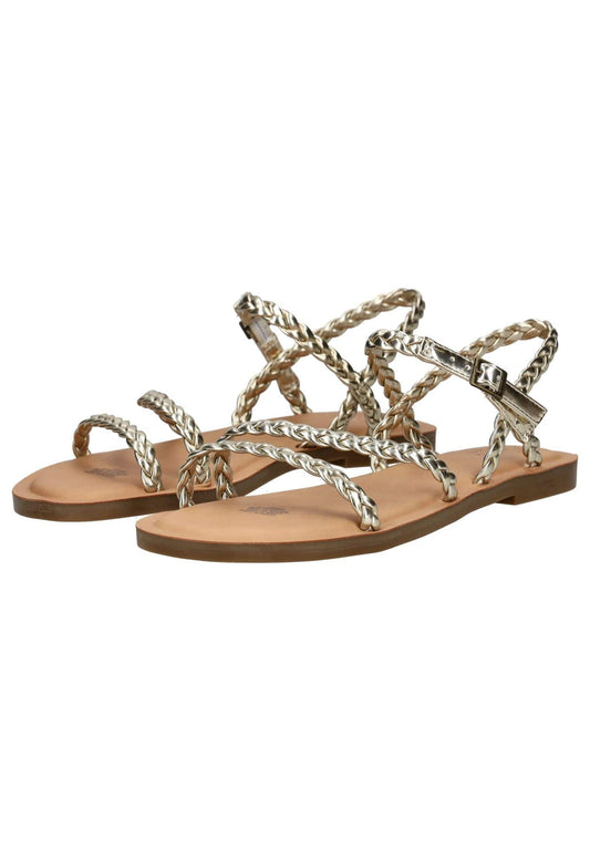 TOMS Sandalen Lederimitat Gold