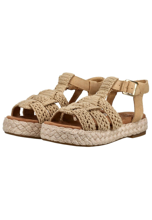 TOMS Sandalen Textil Beige