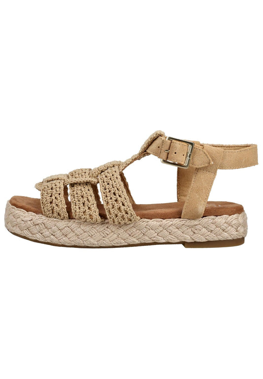 TOMS Sandalen Textil Beige
