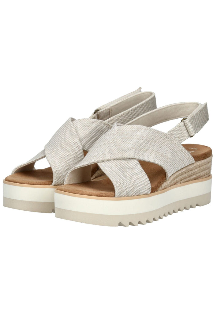 TOMS Sandalen Textil Natural