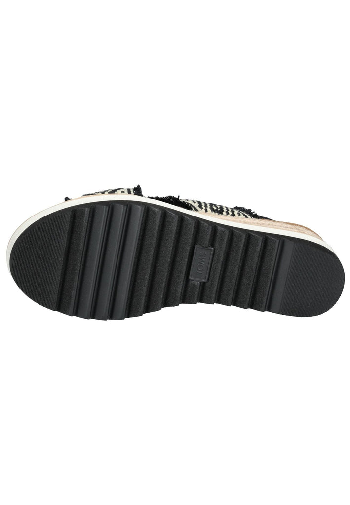 TOMS Sandalen Textil Schwarz