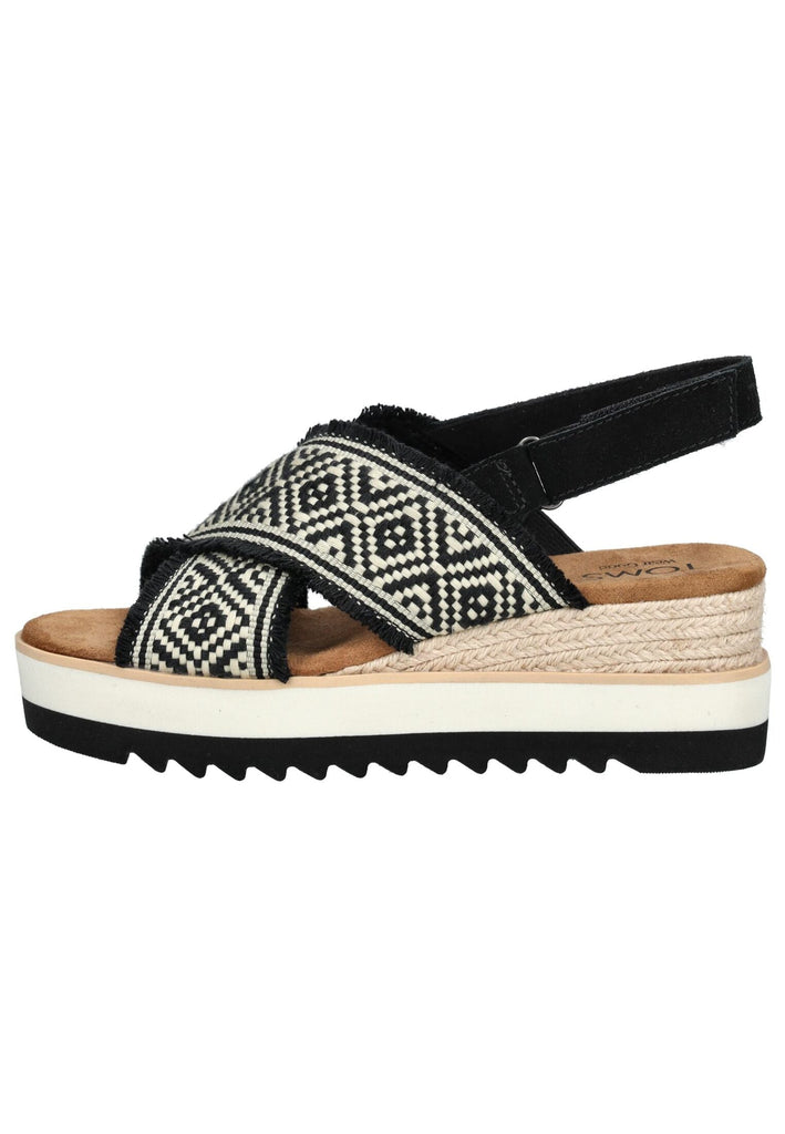 Sandalen TOMS Sandalen Textil Schwarz