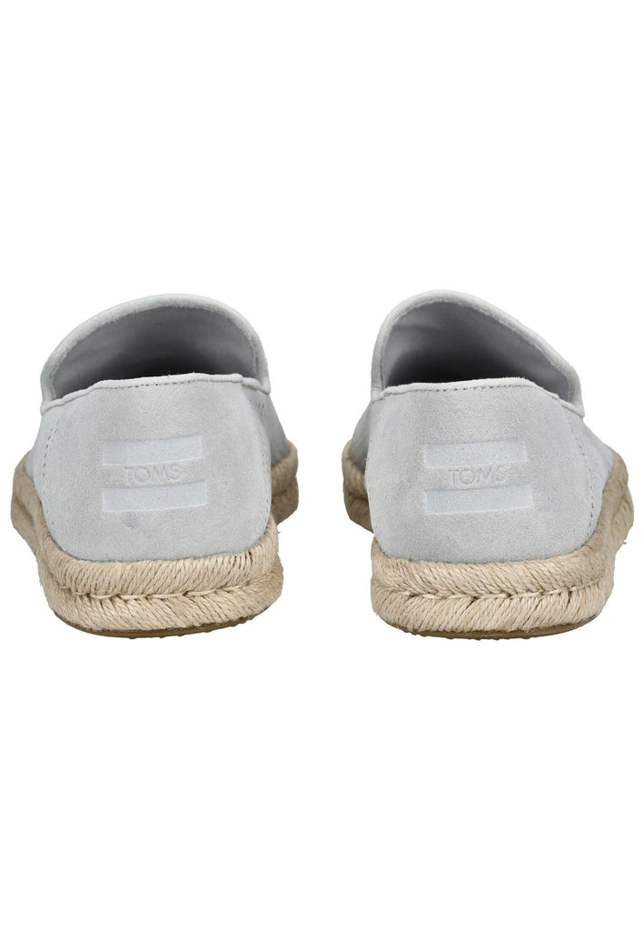 TOMS Slipper Leder Grau