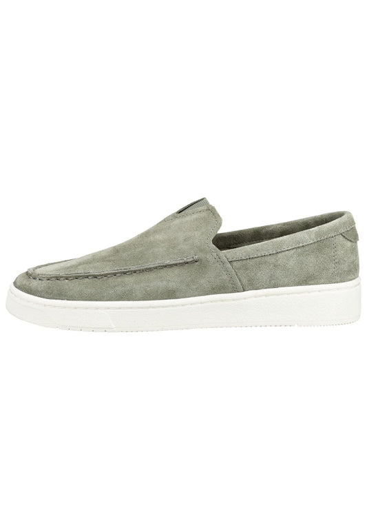 TOMS Slipper Leder Grau