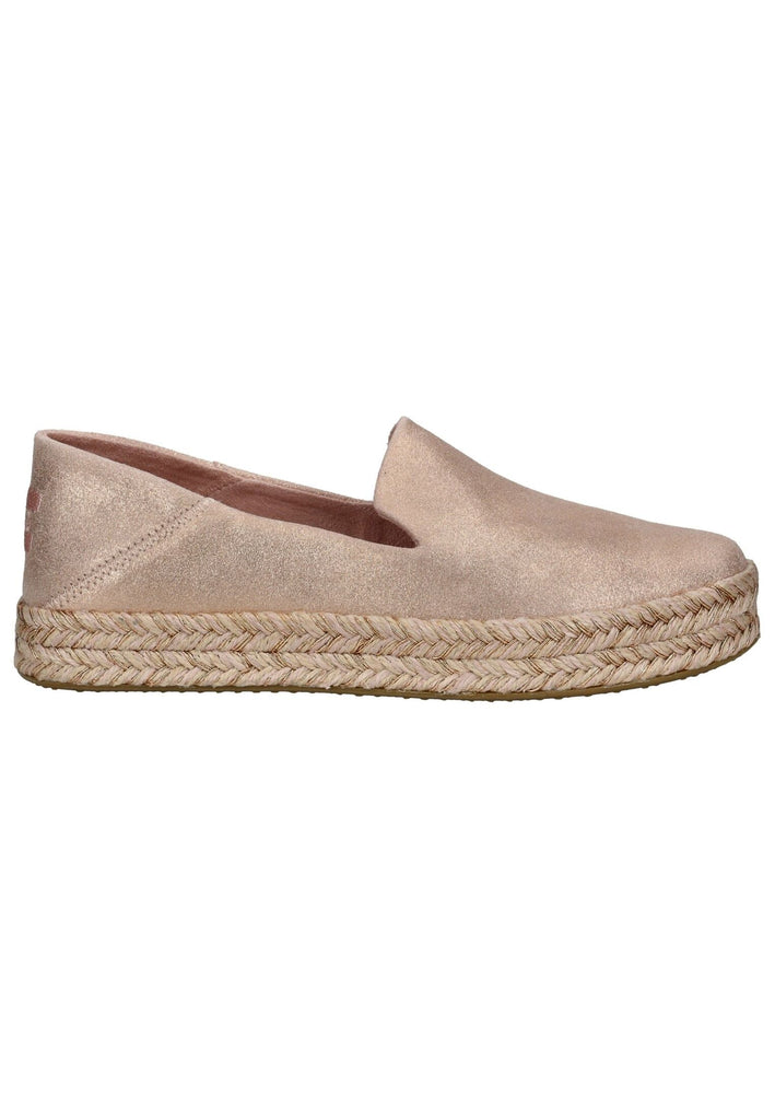 TOMS Slipper Leder Pink