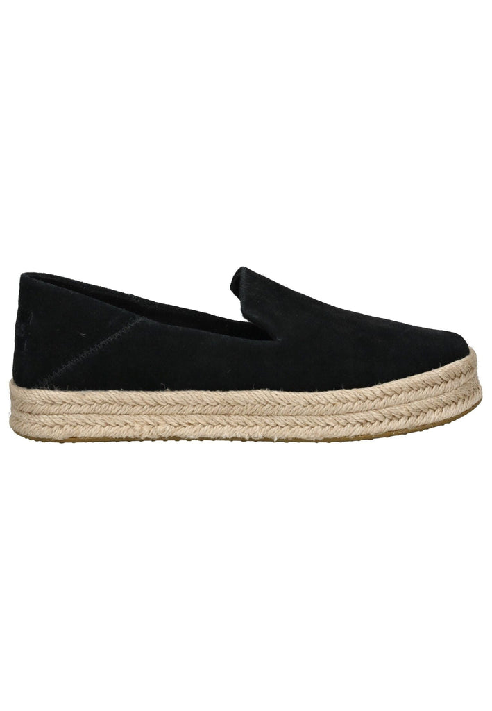 TOMS Slipper Leder Schwarz