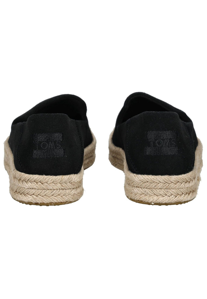 TOMS Slipper Leder Schwarz