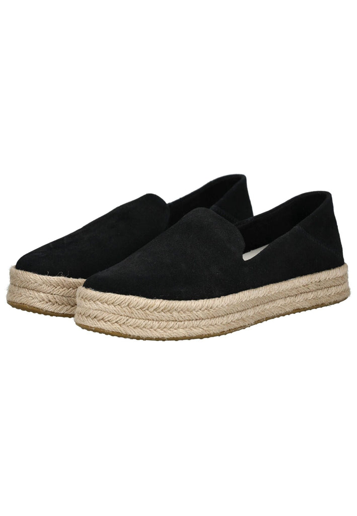 TOMS Slipper Leder Schwarz
