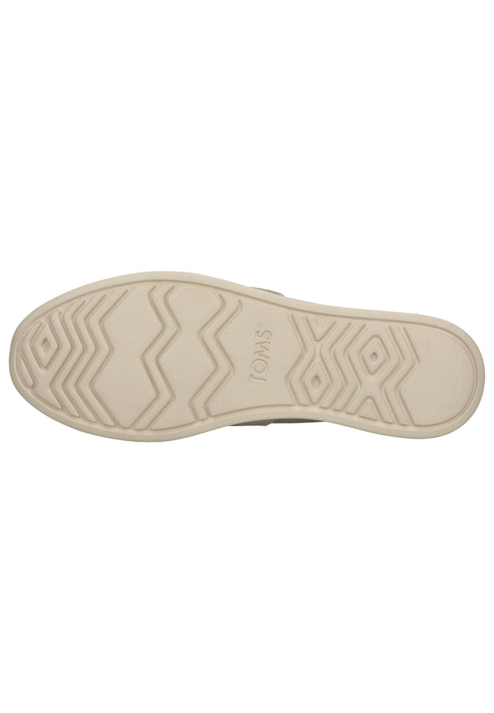 TOMS Slipper Leder Silber