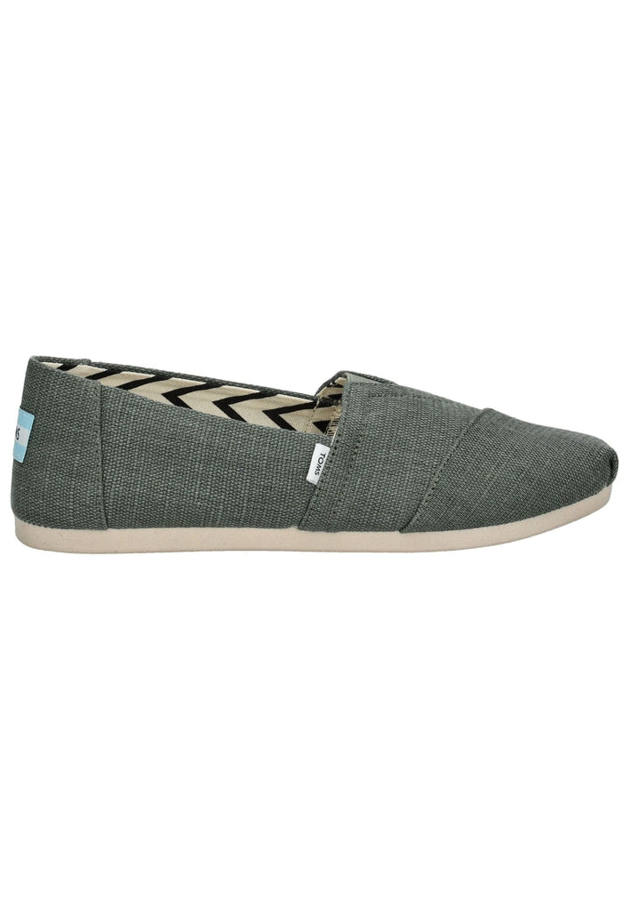 TOMS Slipper Textil Grün