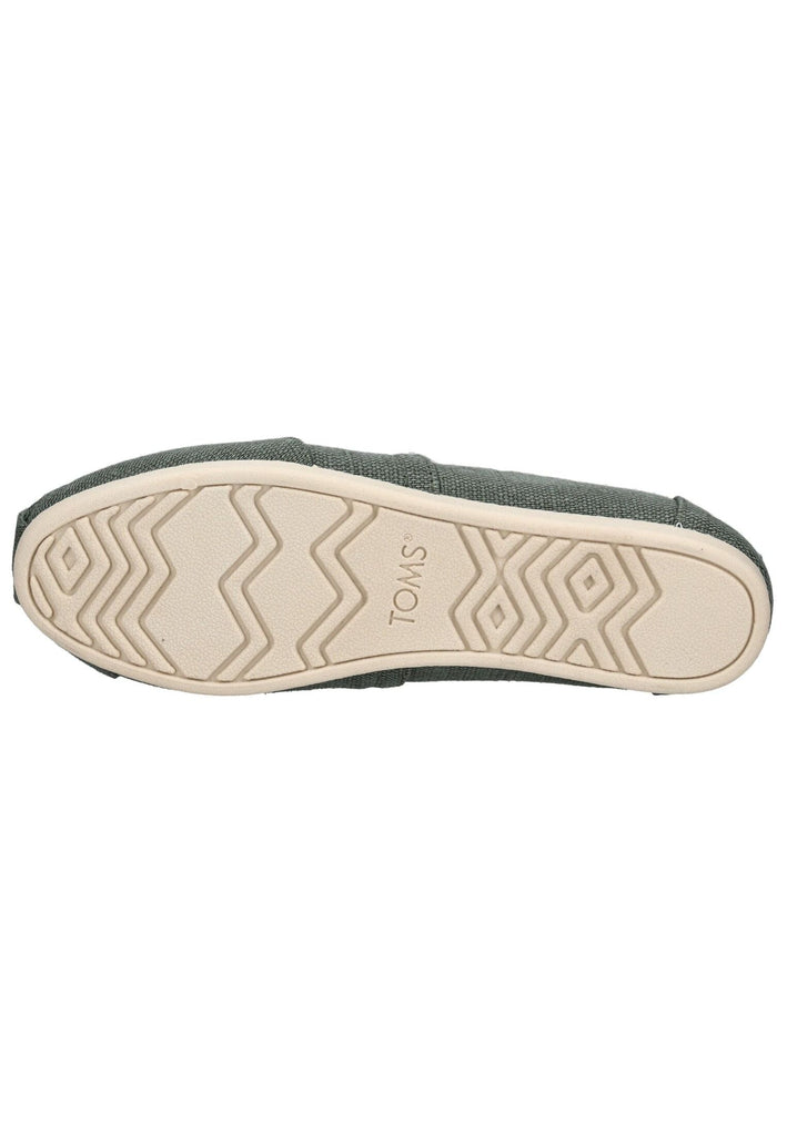 TOMS Slipper Textil Grün