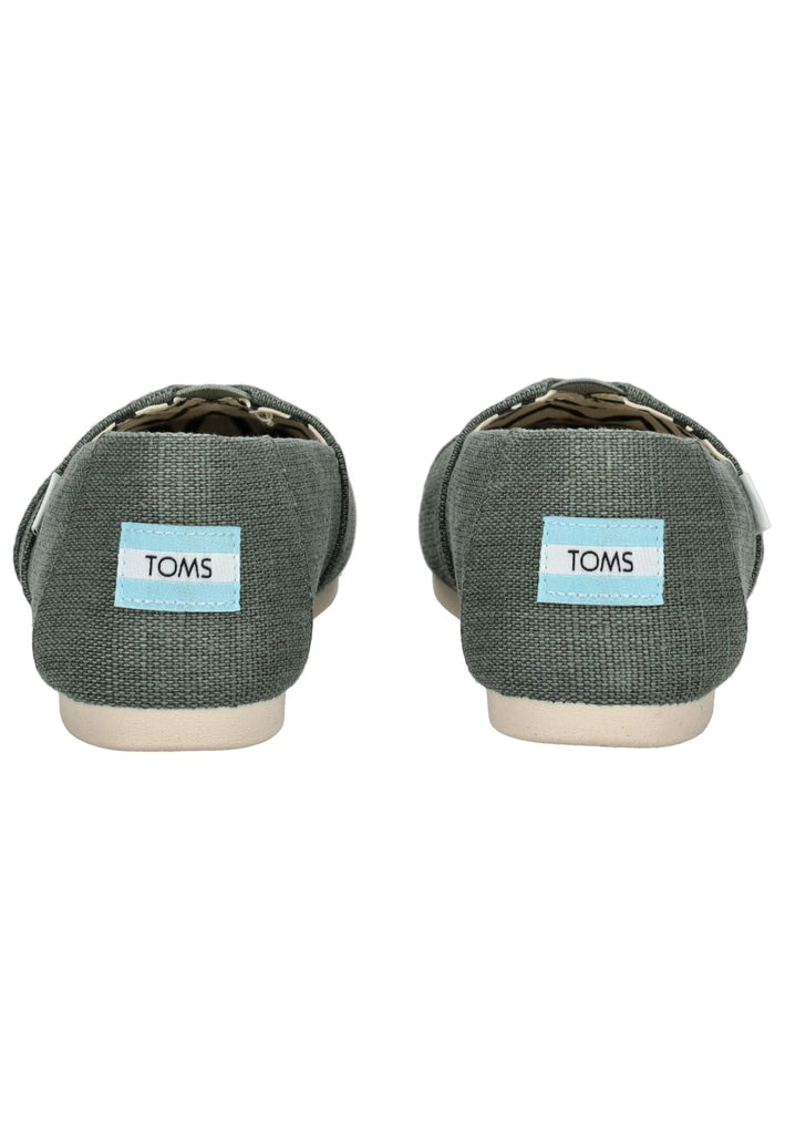 TOMS Slipper Textil Grün