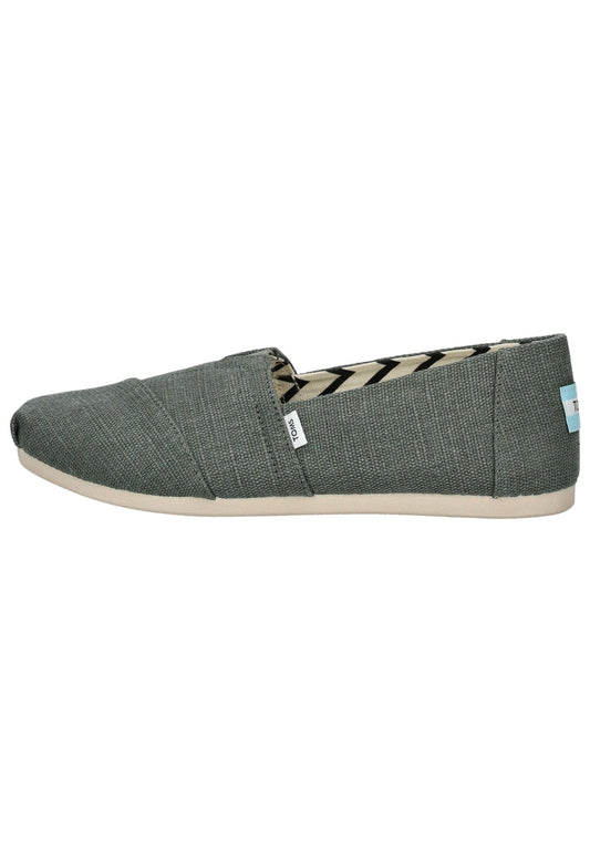 TOMS Slipper Textil Grün