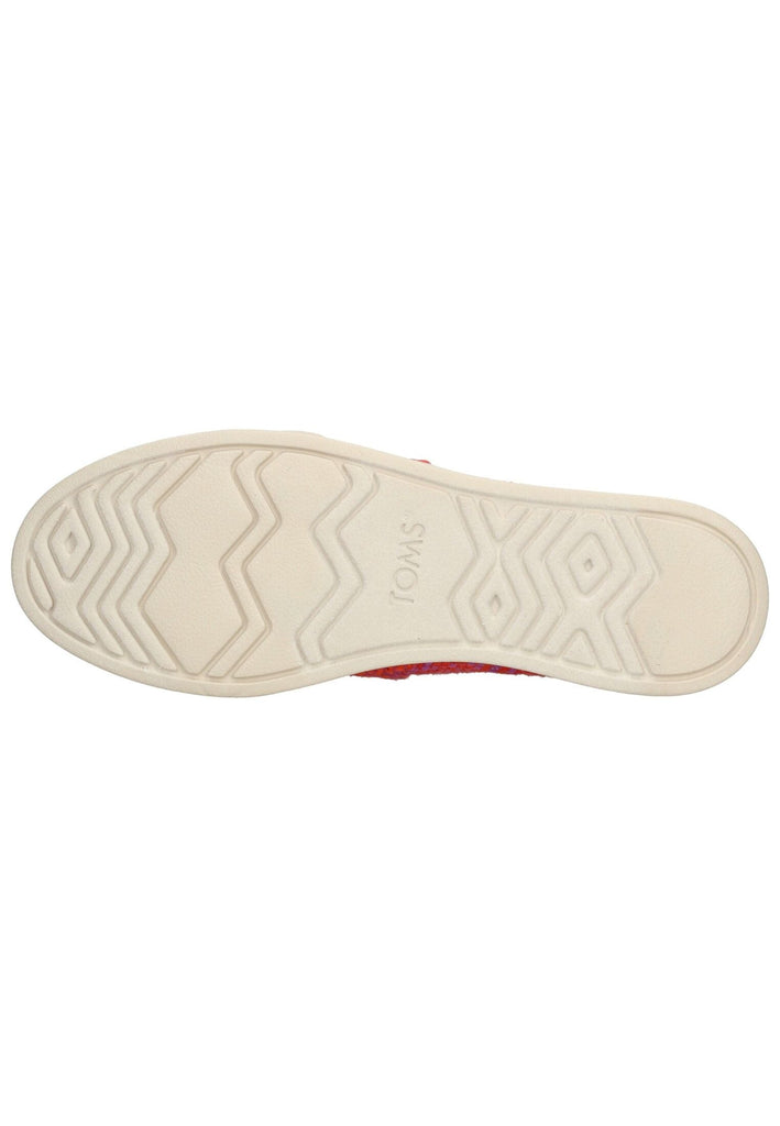 TOMS Slipper Textil Rot