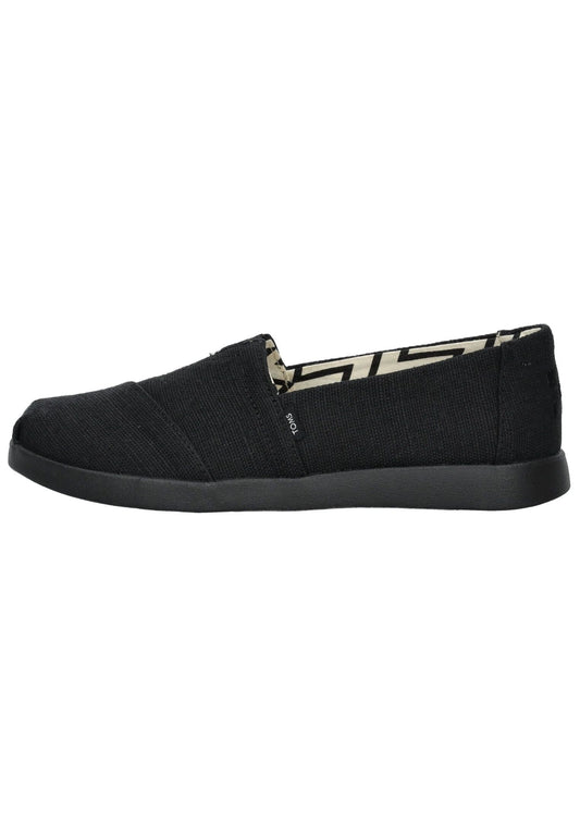 TOMS Slipper Textil Schwarz/Schwarz
