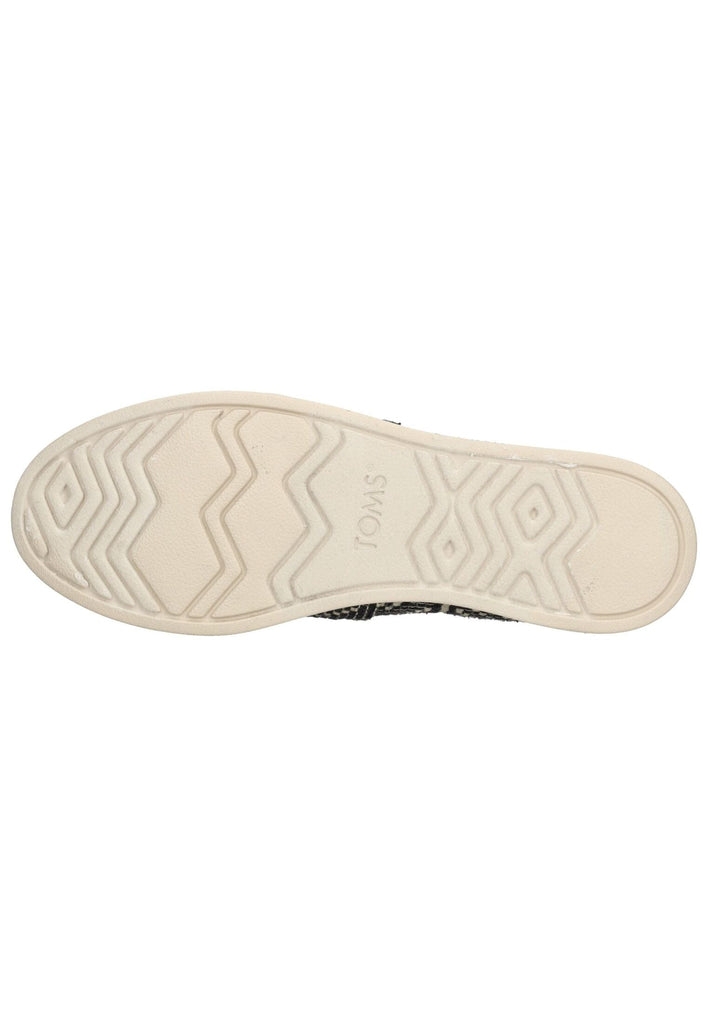 TOMS Slipper Textil Schwarz/Weiß