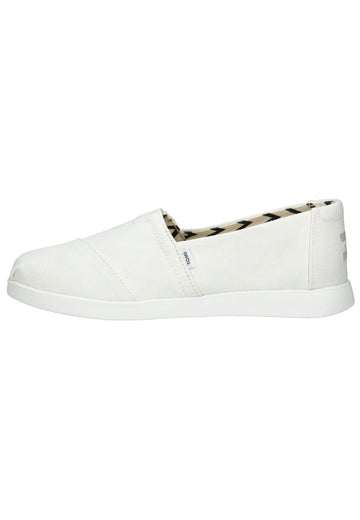TOMS Slipper Textil Weiß