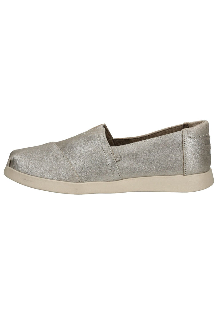 Slipper TOMS Slipper Leder Silber