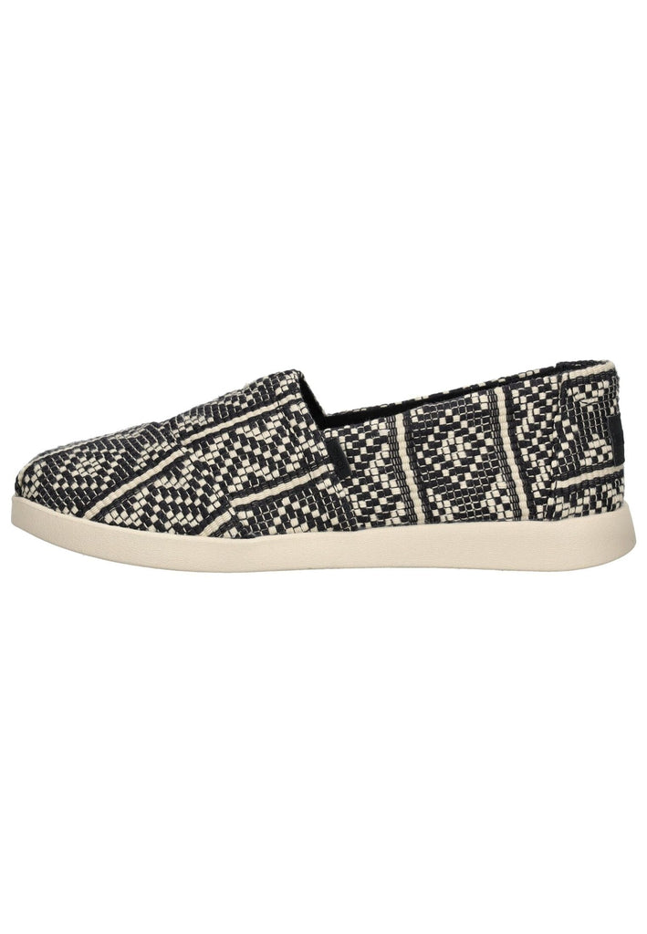 Slipper TOMS Slipper Textil Schwarz/Weiß