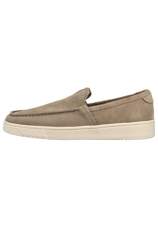 TOMS Slipper Veloursleder Taupe