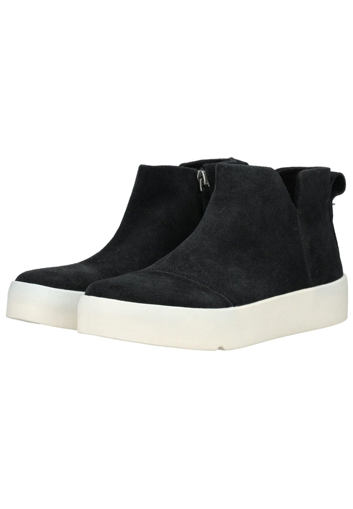TOMS Sneaker Leder Schwarz
