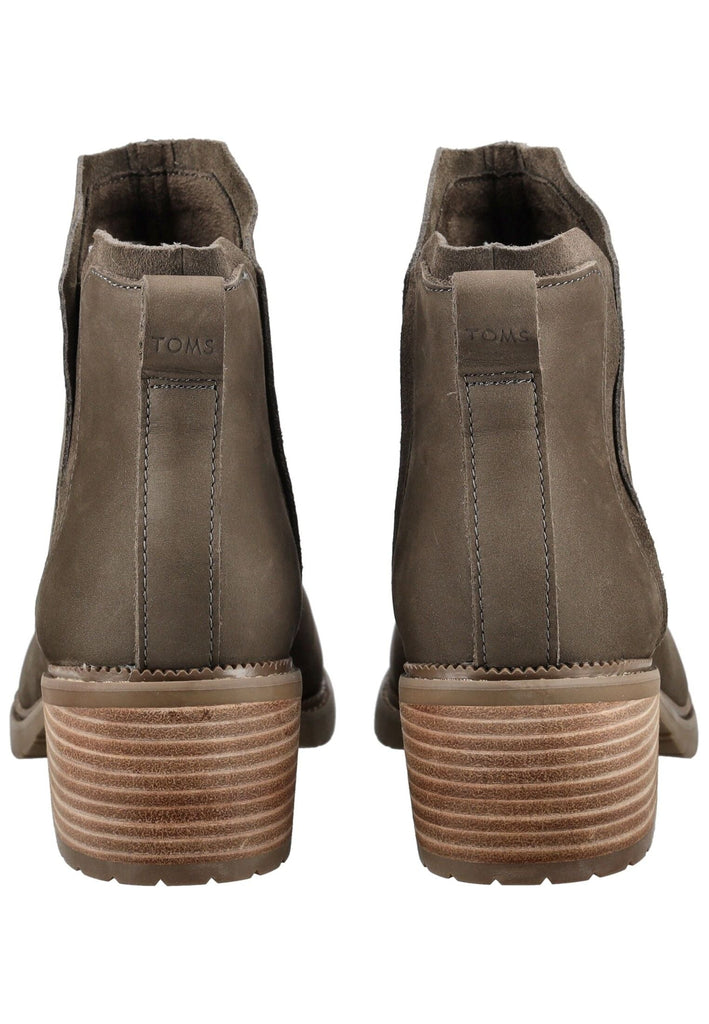 TOMS Stiefelette Leder Grün