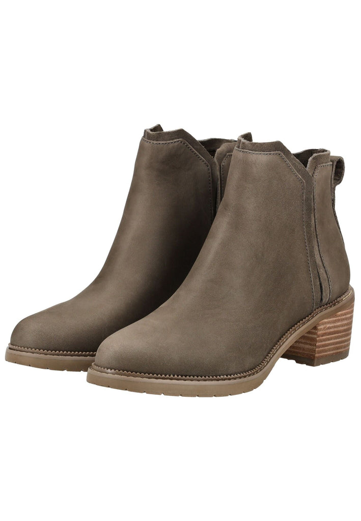 TOMS Stiefelette Leder Grün