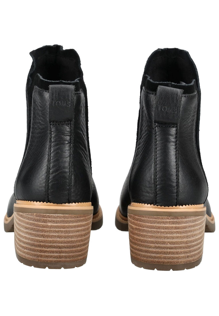 TOMS Stiefelette Leder Schwarz