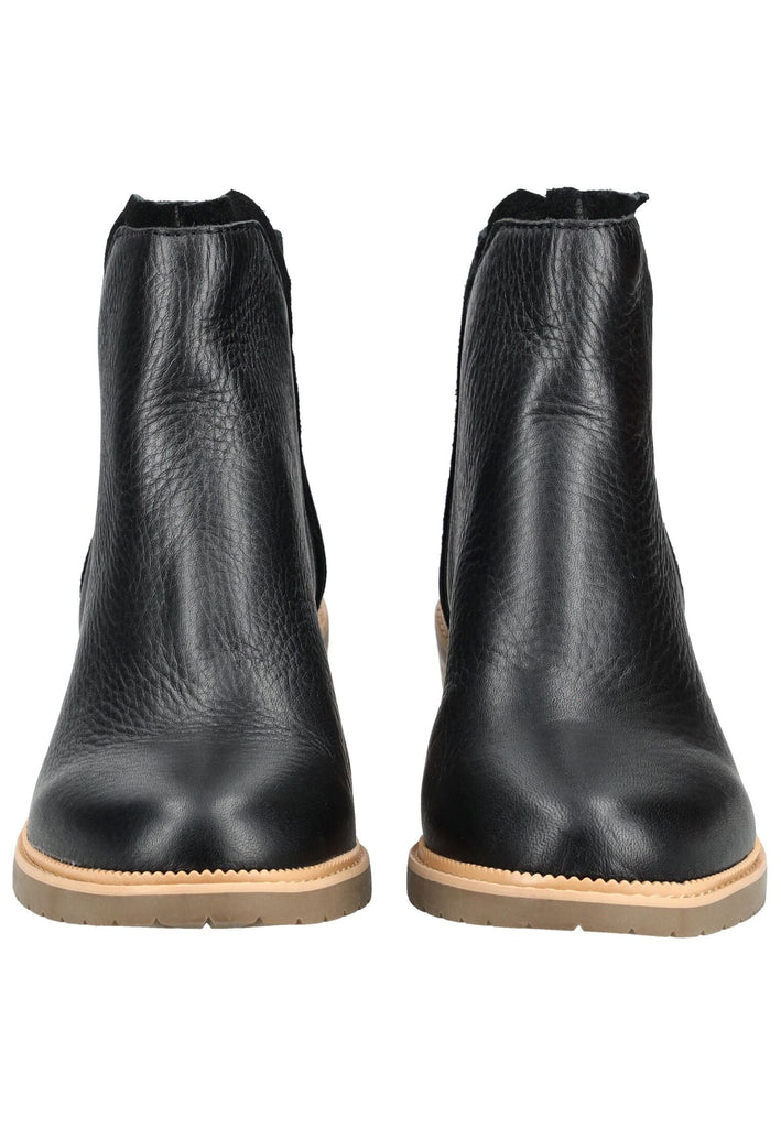 TOMS Stiefelette Leder Schwarz