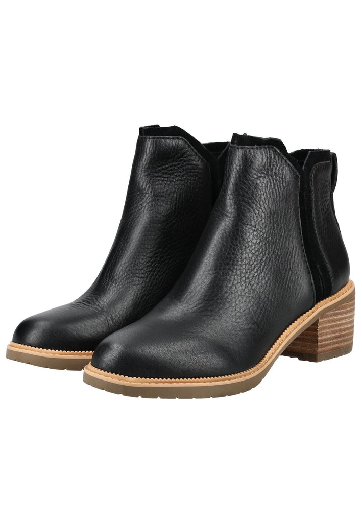 TOMS Stiefelette Leder Schwarz