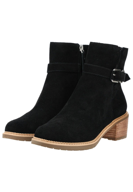 TOMS Stiefelette Leder Schwarz