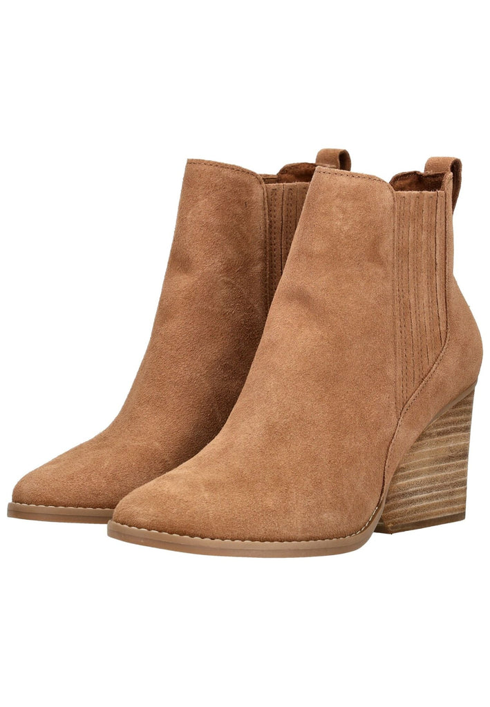 TOMS Stiefelette Leder/Textil Braun