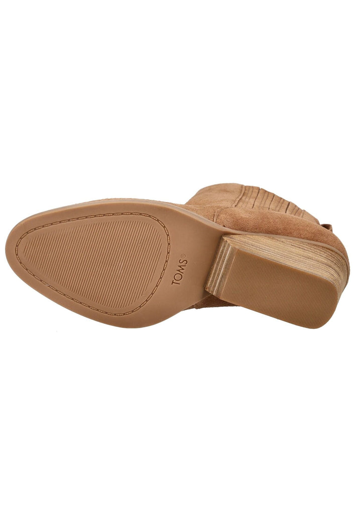 TOMS Stiefelette Leder/Textil Braun