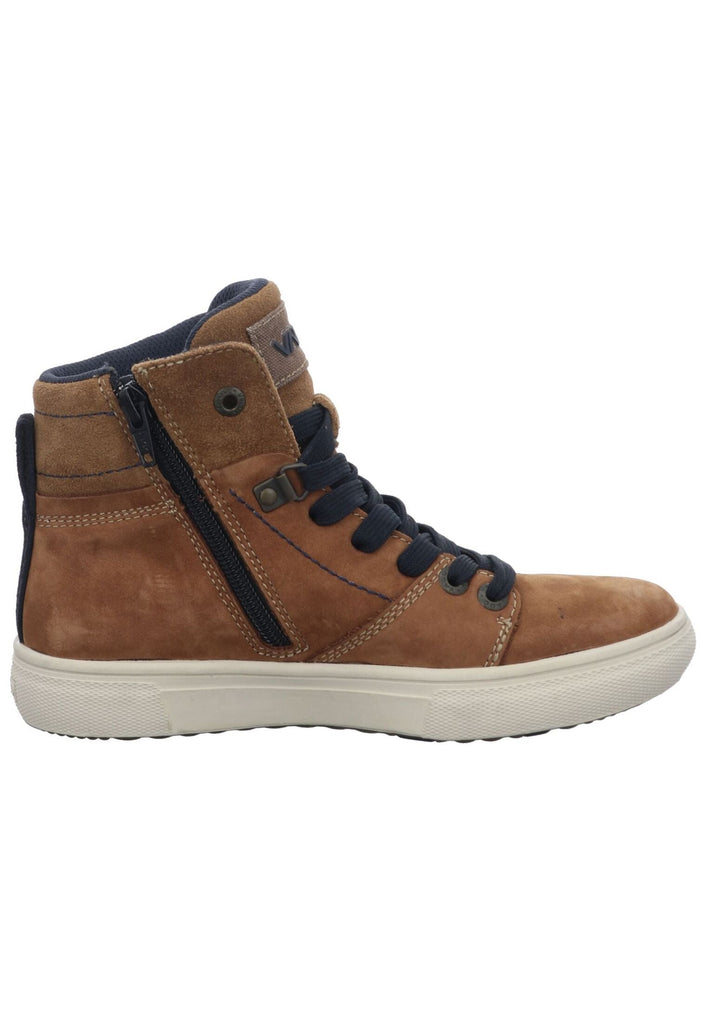 VADO Sneaker Leder Cognac Warmfutter